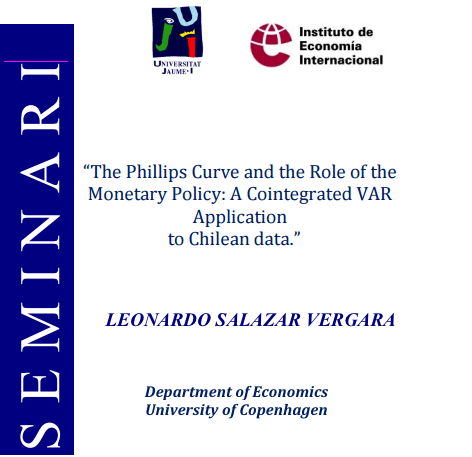 Seminario del profesor Leonardo Esteban Salazar del Departamento de Economí­a de la University of Copenhagen