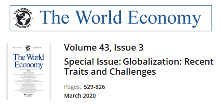 The World Economy: Special Issue